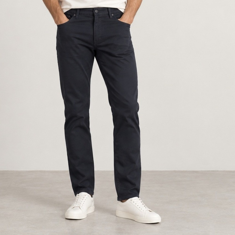Banana Republic 32x34 5 Pocket Slim Fit Pants Black Cotton Stretch Chinos Career